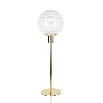 Lampa stołowa ze szklanym kloszem Spring 47cm